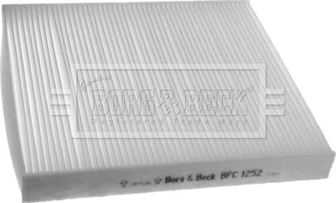 Borg & Beck BFC1252 - Фильтр воздуха в салоне autospares.lv