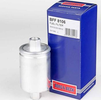 Borg & Beck BFF8106 - Топливный фильтр autospares.lv