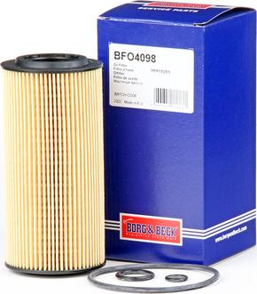 Borg & Beck BFO4098 - Масляный фильтр autospares.lv