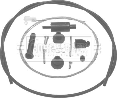 Borg & Beck BKA1084 - Тросик газа autospares.lv