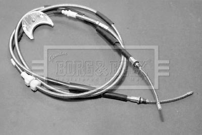 Borg & Beck BKB1014 - Тросик, cтояночный тормоз autospares.lv