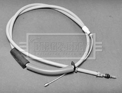 Borg & Beck BKB1104 - Тросик, cтояночный тормоз autospares.lv