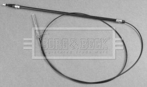 Borg & Beck BKB1124 - Тросик, cтояночный тормоз autospares.lv