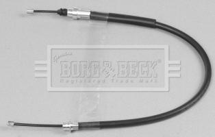 Borg & Beck BKB1858 - Тросик, cтояночный тормоз autospares.lv