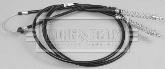 Borg & Beck BKB1814 - Тросик, cтояночный тормоз autospares.lv