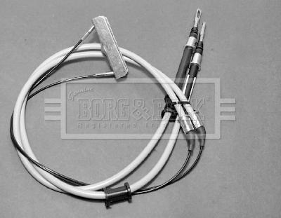 Borg & Beck BKB1882 - Тросик, cтояночный тормоз autospares.lv