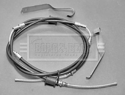 Borg & Beck BKB1347 - Тросик, cтояночный тормоз autospares.lv