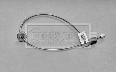 Borg & Beck BKB1230 - Тросик, cтояночный тормоз autospares.lv
