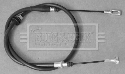 Borg & Beck BKB3467 - Тросик, cтояночный тормоз autospares.lv