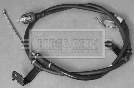 Borg & Beck BKB3593 - Тросик, cтояночный тормоз autospares.lv