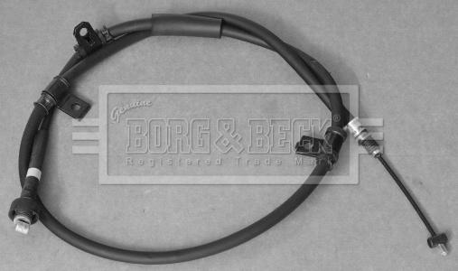 Borg & Beck BKB3578 - Тросик, cтояночный тормоз autospares.lv