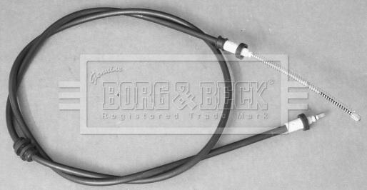 Borg & Beck BKB3691 - Тросик, cтояночный тормоз autospares.lv