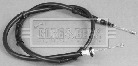 Borg & Beck BKB3012 - Тросик, cтояночный тормоз autospares.lv