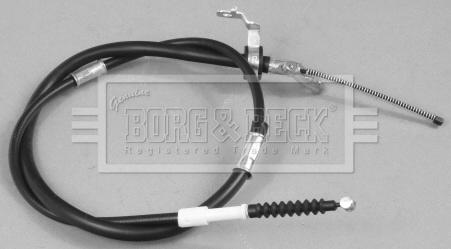 Borg & Beck BKB3025 - Тросик, cтояночный тормоз autospares.lv