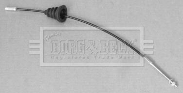 Borg & Beck BKB3127 - Тросик, cтояночный тормоз autospares.lv
