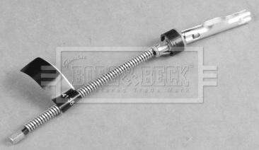 Borg & Beck BKB3815 - Тросик, cтояночный тормоз autospares.lv