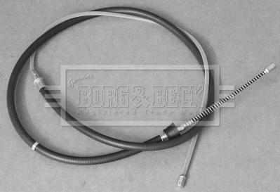 Borg & Beck BKB3347 - Тросик, cтояночный тормоз autospares.lv