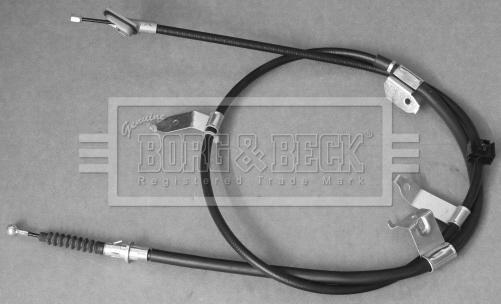 Borg & Beck BKB3366 - Тросик, cтояночный тормоз autospares.lv