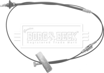 Borg & Beck BKB3252 - Тросик, cтояночный тормоз autospares.lv