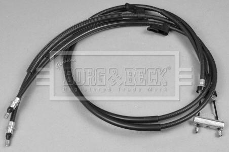 Borg & Beck BKB3783 - Тросик, cтояночный тормоз autospares.lv