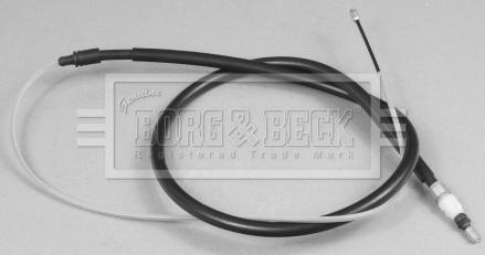 Borg & Beck BKB2904 - Тросик, cтояночный тормоз autospares.lv