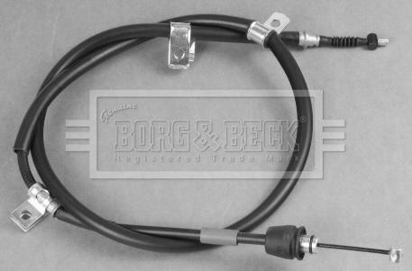 Borg & Beck BKB2407 - Тросик, cтояночный тормоз autospares.lv