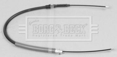 Borg & Beck BKB2425 - Тросик, cтояночный тормоз autospares.lv