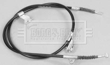 Borg & Beck BKB2420 - Тросик, cтояночный тормоз autospares.lv