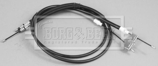 Borg & Beck BKB2503 - Тросик, cтояночный тормоз autospares.lv
