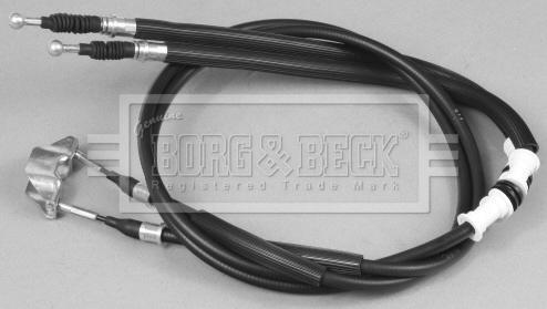 Borg & Beck BKB2681 - Тросик, cтояночный тормоз autospares.lv