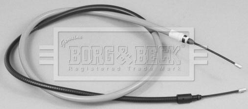 Borg & Beck BKB2674 - Тросик, cтояночный тормоз autospares.lv