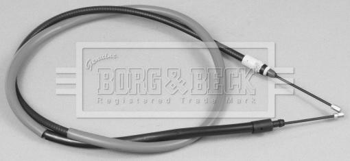 Borg & Beck BKB2673 - Тросик, cтояночный тормоз autospares.lv