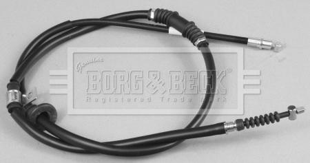 Borg & Beck BKB2174 - Тросик, cтояночный тормоз autospares.lv