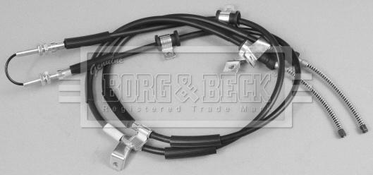 Borg & Beck BKB2399 - Тросик, cтояночный тормоз autospares.lv