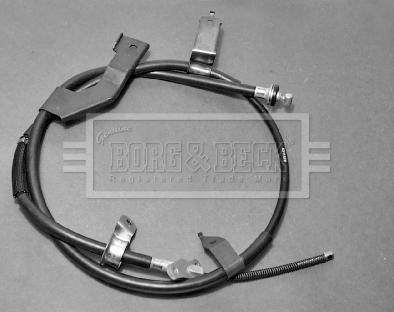 Borg & Beck BKB2333 - Тросик, cтояночный тормоз autospares.lv