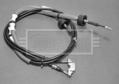 Borg & Beck BKB2271 - Тросик, cтояночный тормоз autospares.lv