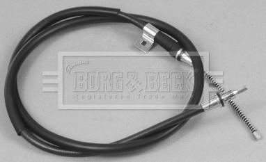 Borg & Beck BKB2760 - Тросик, cтояночный тормоз autospares.lv