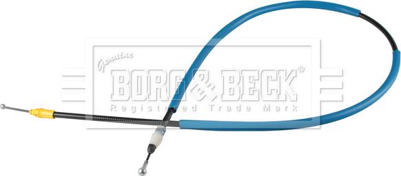 Borg & Beck BKB2779 - Тросик, cтояночный тормоз autospares.lv