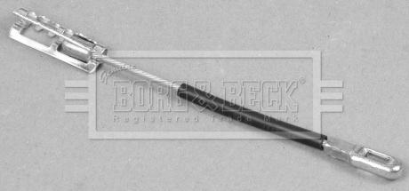 Borg & Beck BKB2777 - Тросик, cтояночный тормоз autospares.lv