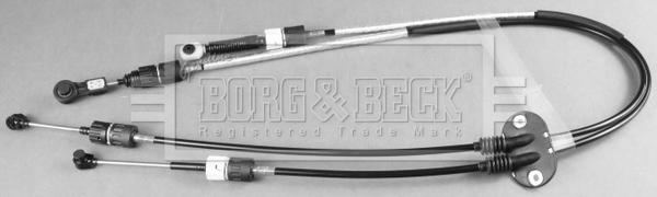 Borg & Beck BKG1105 - Трос, наконечник, ступенчатая коробка передач autospares.lv