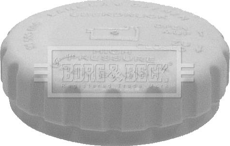 Borg & Beck BRC68 - Крышка, резервуар охлаждающей жидкости autospares.lv