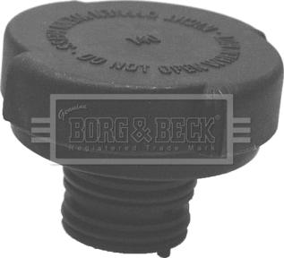 Borg & Beck BRC104 - Крышка, резервуар охлаждающей жидкости autospares.lv