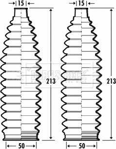 Borg & Beck BSG3376 - Комплект пыльника, рулевое управление autospares.lv