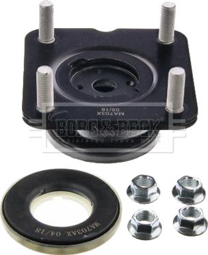 Borg & Beck BSM5527 - Опора стойки амортизатора, подушка autospares.lv