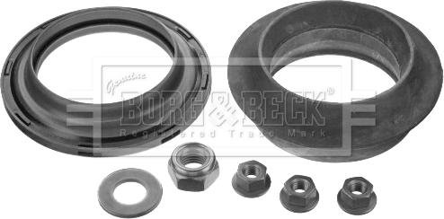 Borg & Beck BSM5129 - Подшипник качения, опора стойки амортизатора autospares.lv