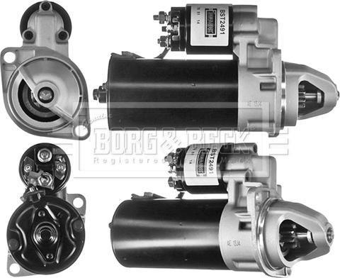 Borg & Beck BST2491 - Стартер autospares.lv