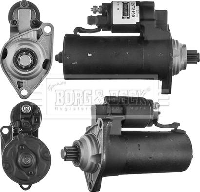 Borg & Beck BST2190 - Стартер autospares.lv