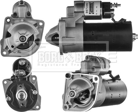 Borg & Beck BST2282 - Стартер autospares.lv