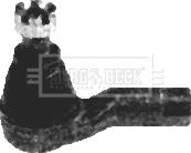 Borg & Beck BTR4307 - Наконечник рулевой тяги, шарнир autospares.lv