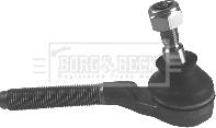 Borg & Beck BTR4276R - Наконечник рулевой тяги, шарнир autospares.lv